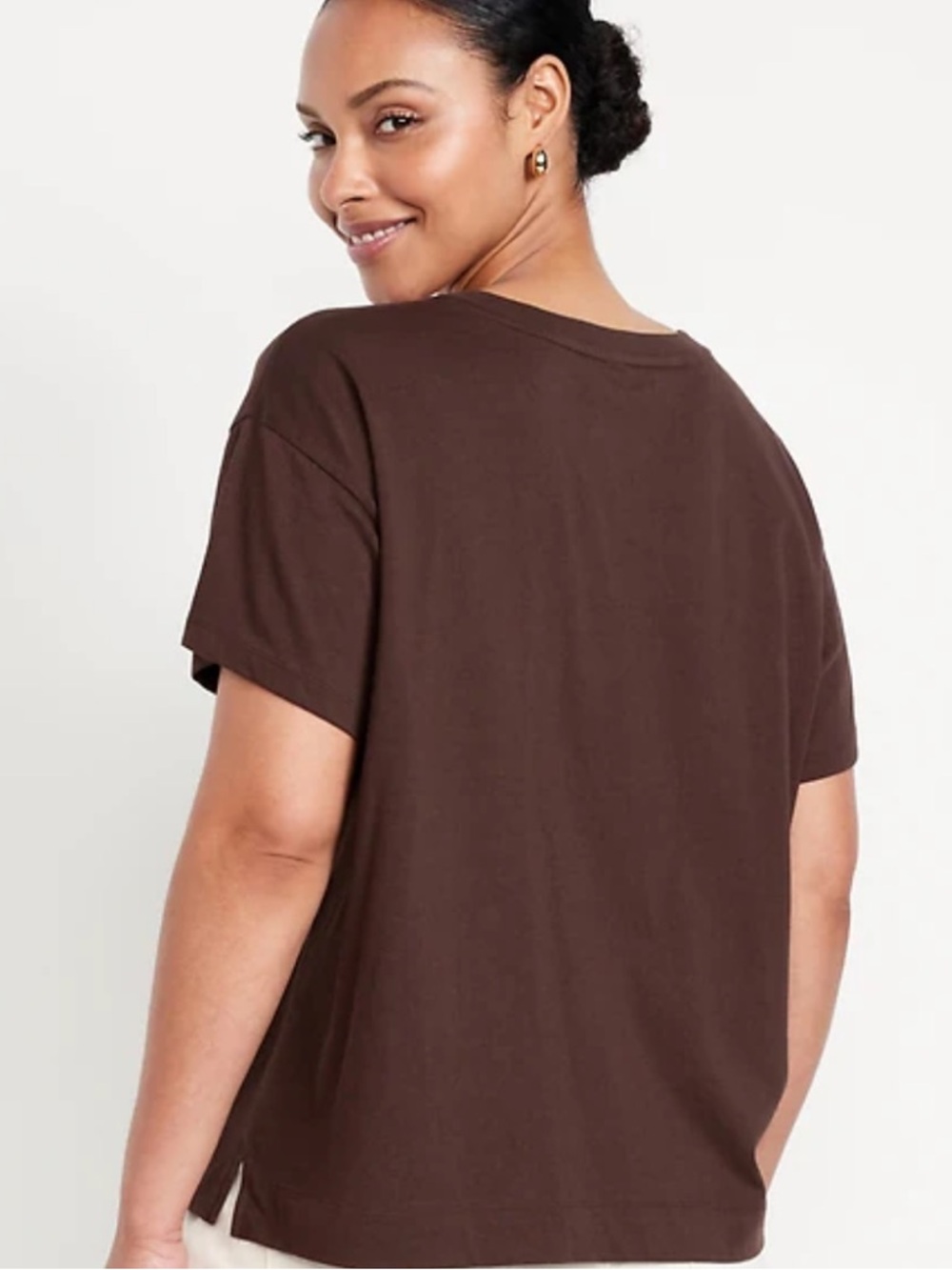 Old Navy NWT Brown cotton short sleeve tee shirt bundle (2) size XL - Picture 4 of 13
